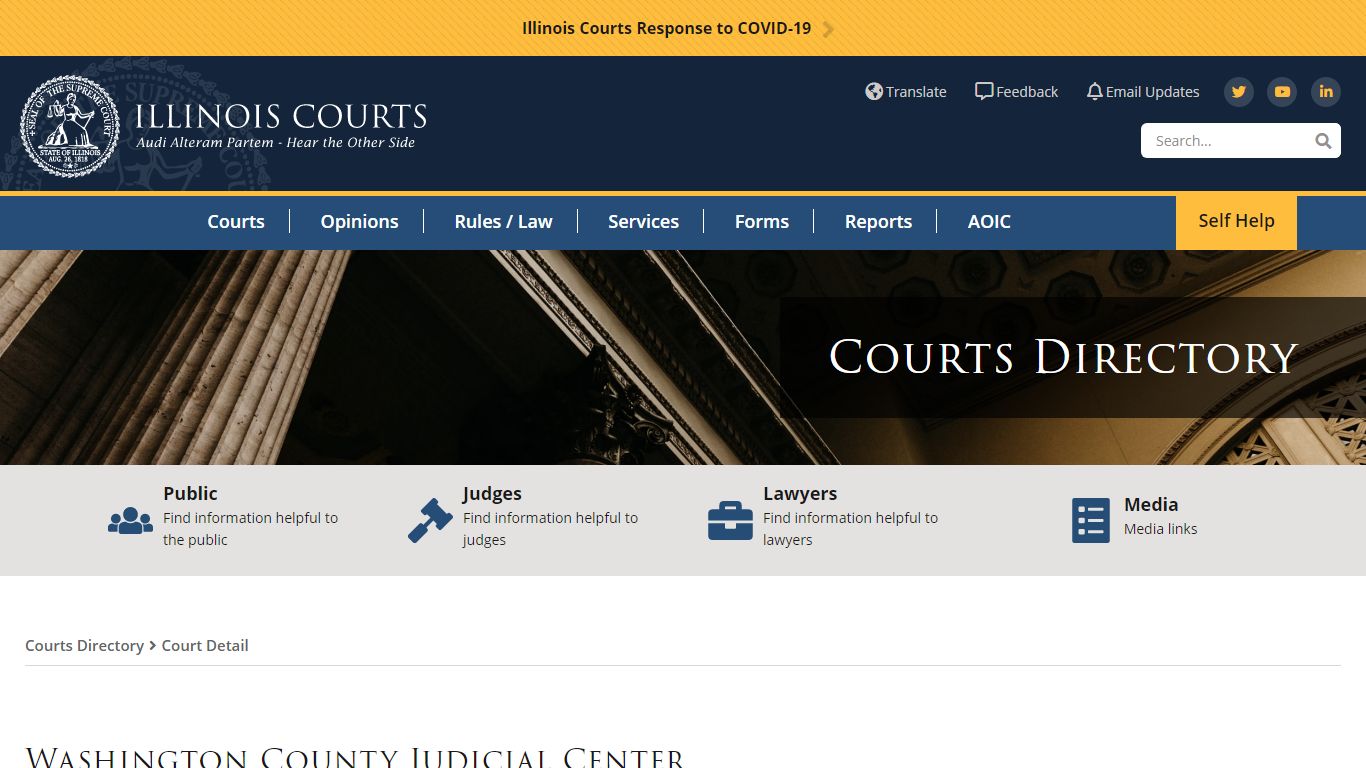 Washington County Judicial Center - Administrative Office of the ...